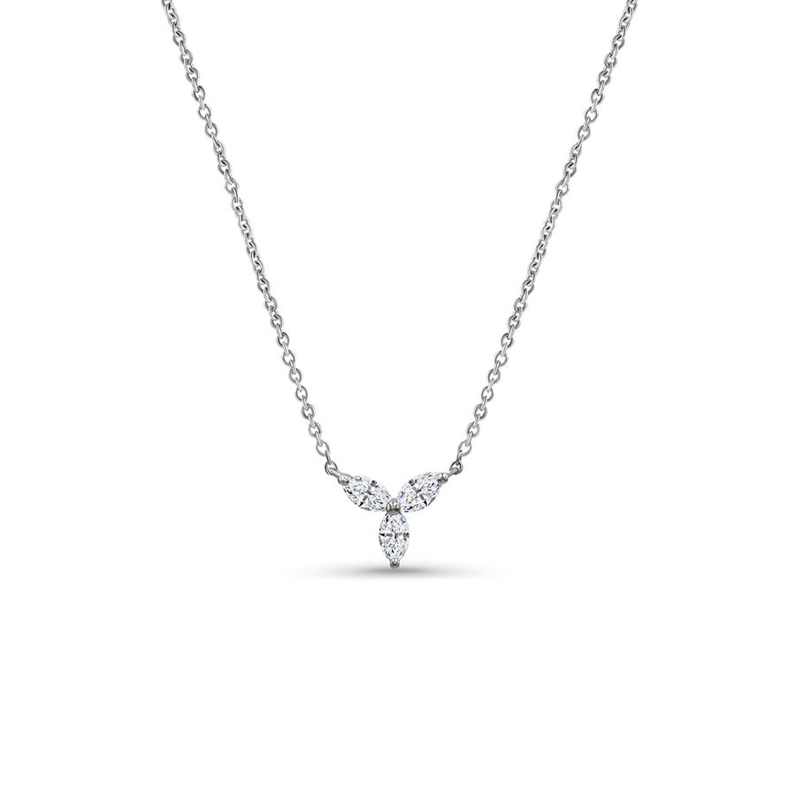 The Classic Marquise Petals Diamond Necklace